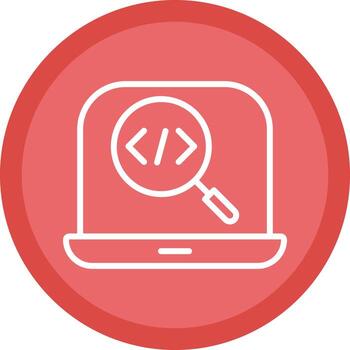 Code Testing Vector Icon Design