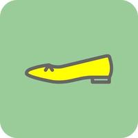 Flat Shoes Vector Icon Design