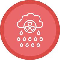 diseño de icono de vector de lluvia ácida