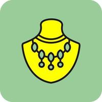 Necklace Vector Icon Design