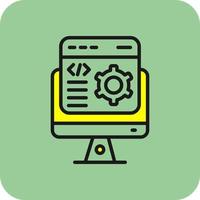 Software Developer Vector Icon Design