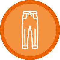 Business Trousers Vector Icon Design