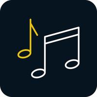 Musical Note Vector Icon Design