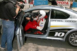 Daniel Goddard after finishing second in the Celebrity raceToyota Long Beach Grand Prix  ProCeleb Race 2008 Long Beach  CAApril 19 20082008 photo