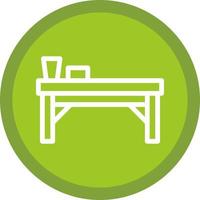 Spa Bed Vector Icon Design