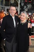 Leonard Nimoy  Wife  arriving at the Star Trek Premiere at Graumans Chinese Theater in Los Angeles CA on April 30 20092009 photo