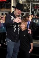 Robert Rodriguez  Jimmy Bennett arriving at the Star Trek Premiere at Graumans Chinese Theater in Los Angeles CA on April 30 20092009 photo