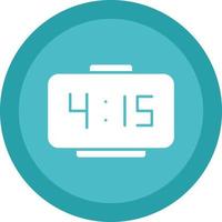 Digital Clock Vector Icon Design