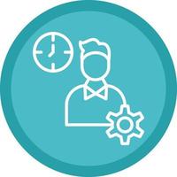 Productive Work Vector Icon Design