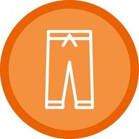 Trousers Vector Icon Design