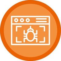 Virus Detection Vector Icon Design