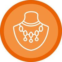 Necklace Vector Icon Design