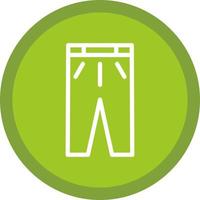 diseño de icono de vector de pantalones