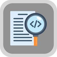 Code Review Vector Icon Design