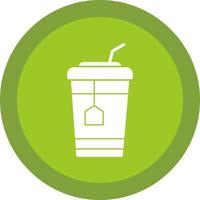 Ice Tea Vector Icon Design