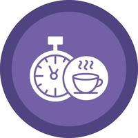 diseño de icono de vector de tiempo de té