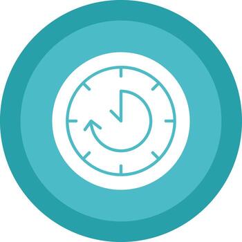 Time Loop Vector Icon Design