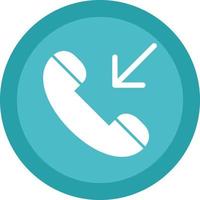 Incoming Call Vector Icon Design