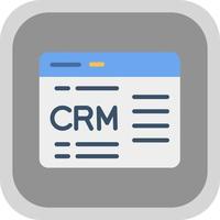 diseño de icono de vector crm