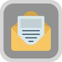 E Newsletter Vector Icon Design