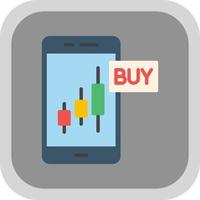 Buy Stocks Vector Icon Design