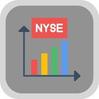 diseño de icono de vector de nyse