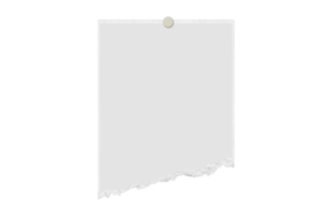 bianca strappato carta isolato su un' trasparente sfondo png
