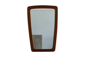 marron miroir isolé sur une transparent Contexte png