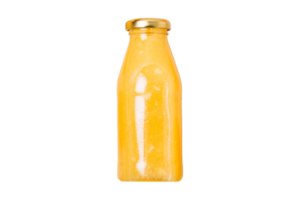 Yellow juice jar isolated on a transparent background png
