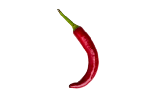 Red hot pepper isolated on a transparent background png