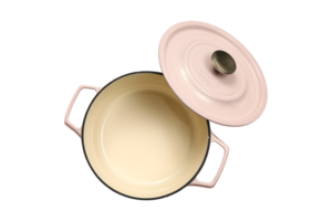 Pink bakeware isolated on a transparent background png