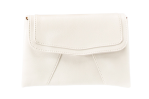 White purse isolated on a transparent background png