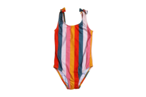 Red swimwear isolated on a transparent background png