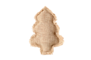 Beige christmas tree decor isolated on a transparent background png