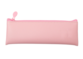 Pink pencil case isolated on a transparent background png