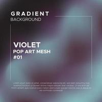 Violet Pop Art Gradient Mesh Background vector