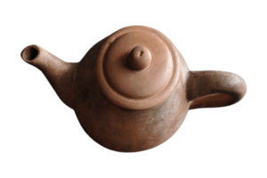 bruin theepot geïsoleerd Aan een transparant achtergrond png