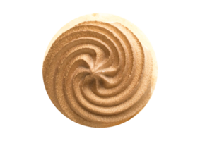 Brown cupcake isolated on a transparent background png