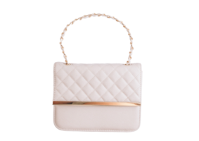 Beige purse isolated on a transparent background png