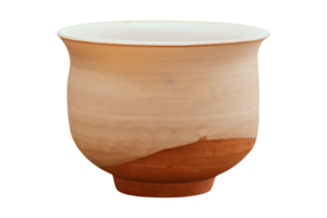 Beige pot isolated on a transparent background png