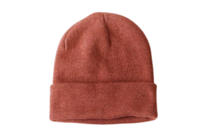 rosso Beanie cappello isolato su un' trasparente sfondo png
