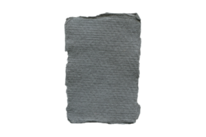 Black torn paper isolated on a transparent background png