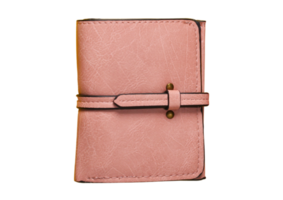 Pink wallet isolated on a transparent background png