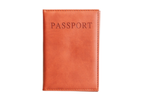 Cover passport isolated on a transparent background png