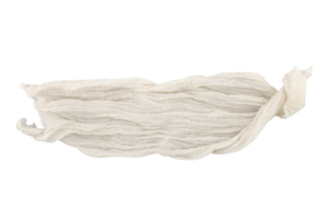 beige en tissu tissu isolé sur une transparent Contexte png