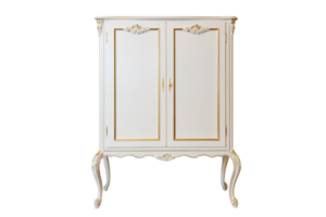 beige en bois espace de rangement cabinet isolé sur une transparent Contexte png