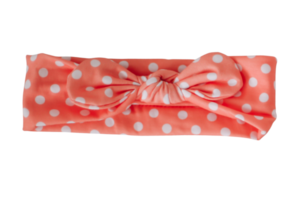 Orange baby head band isolated on a transparent background png