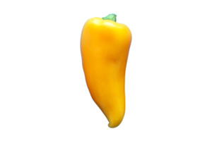 Yellow paprika isolated on a transparent background png