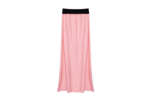 pink long skirt isolated on a transparent background png