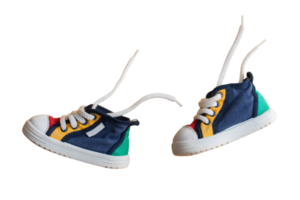 blauw baby schoenen geïsoleerd Aan een transparant achtergrond png